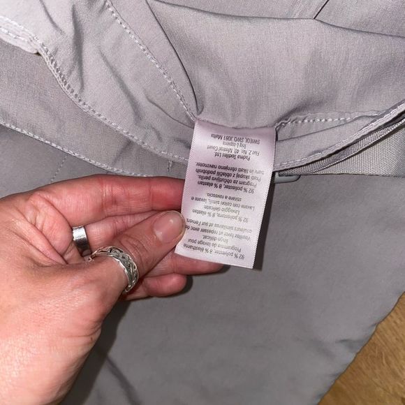 Crane Athletic Gray Buckle Italian Skirt Skort, Size US 8 (IT 44/46) - Picture 8 of 13